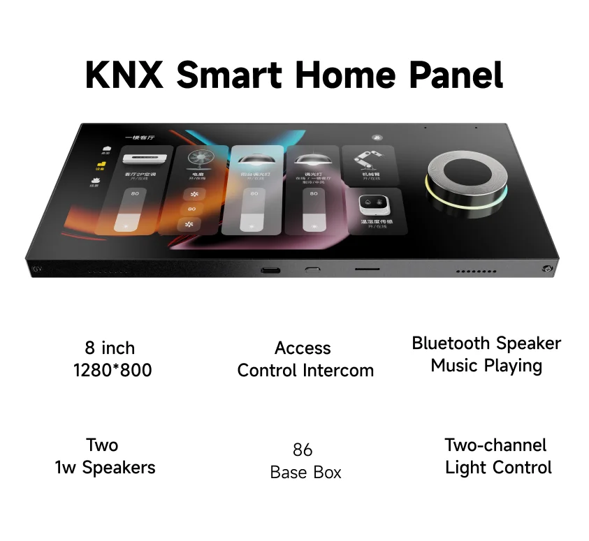 Home Automation System Design - Écran IPS 8 pouces 1280*800, Panneau