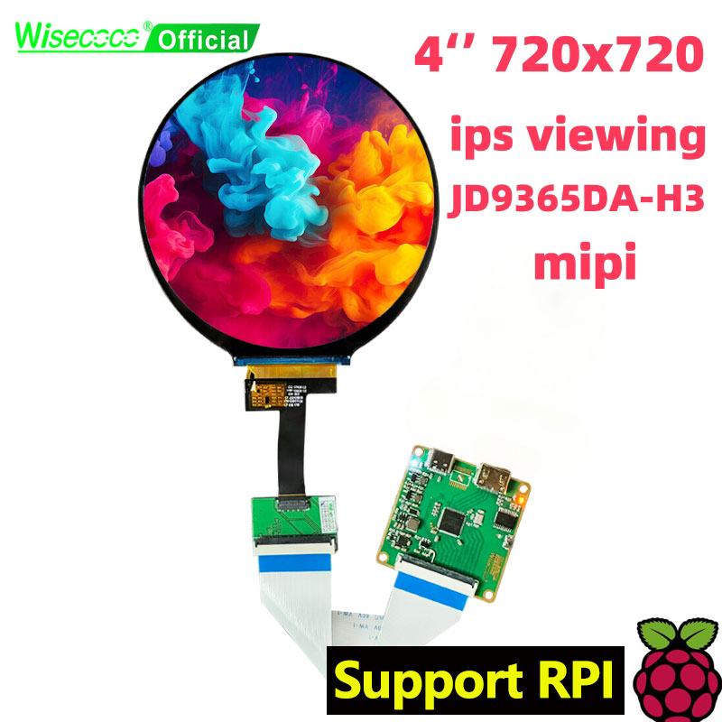 Home Automation Raspberry Pi - Wisecoco 4 pouces écran LCD rond