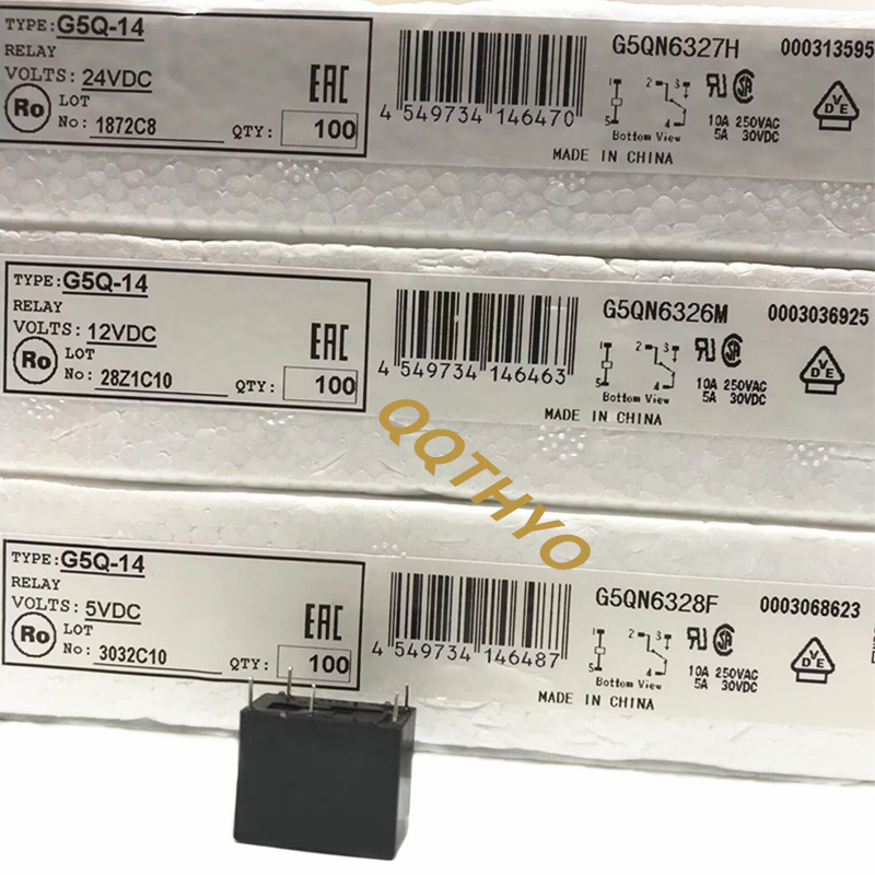 Shelly Relay Module - Relais original G5Q-14 G5Q-14-5V DC5V G5Q-14-12V