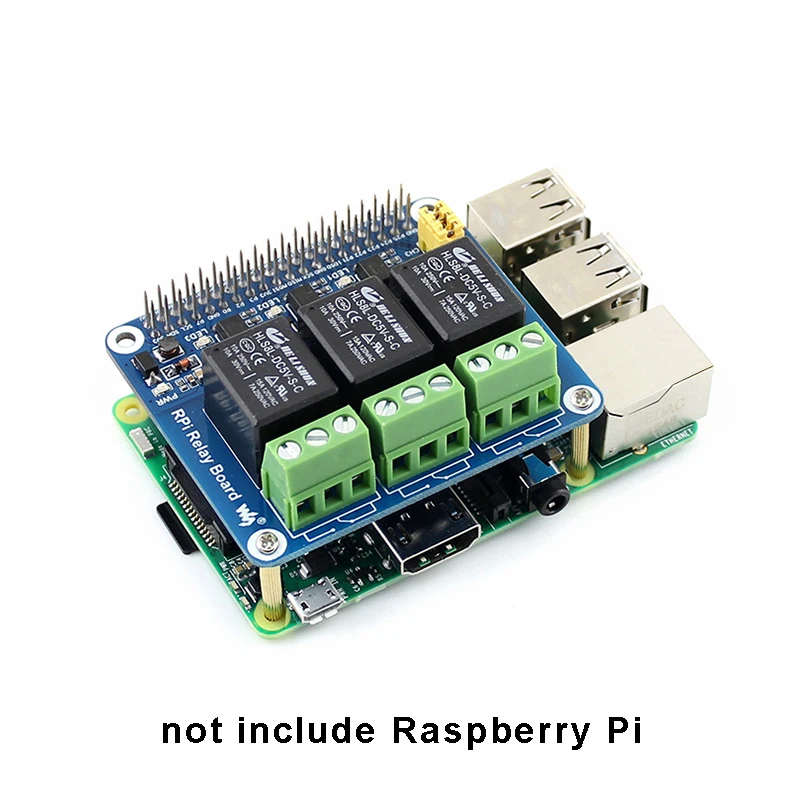 Home Automation Raspberry Pi - Carte d'extension de relais 3 canaux