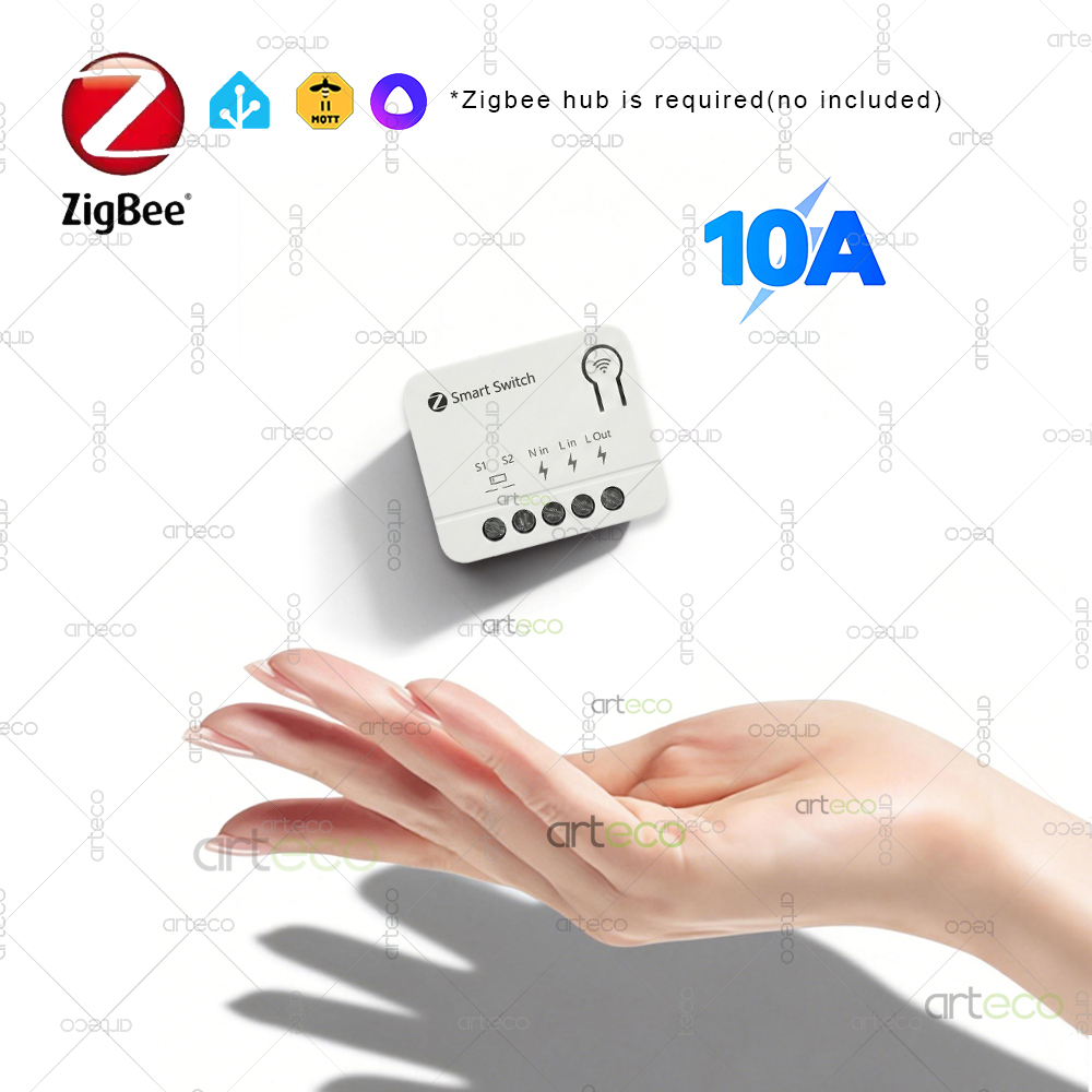 Diy Home Automation Controller - Module d'interrupteur intelligent mini Zigbee 10A