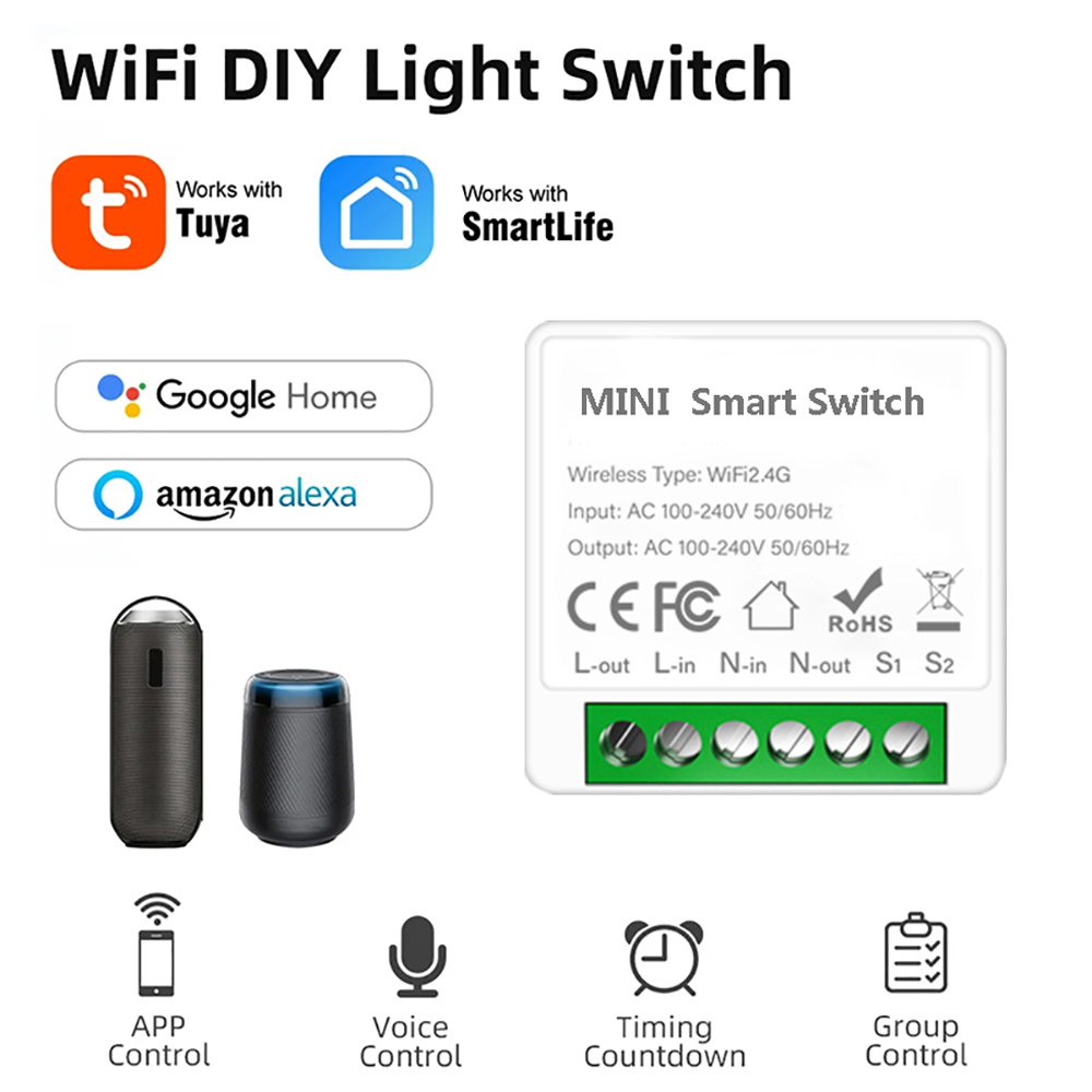 Tuya – Mini commutateur WiFi 1 - Diy Home Automation Controller avis et prix