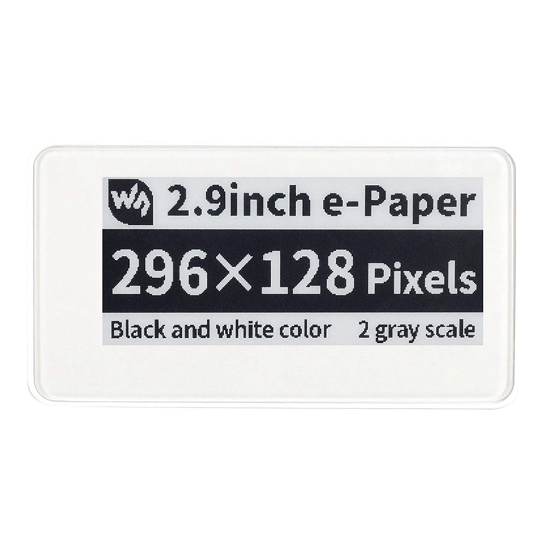 RISE Waveshare 2.9 pouces sans - Display Epaper 2.9 avis et prix