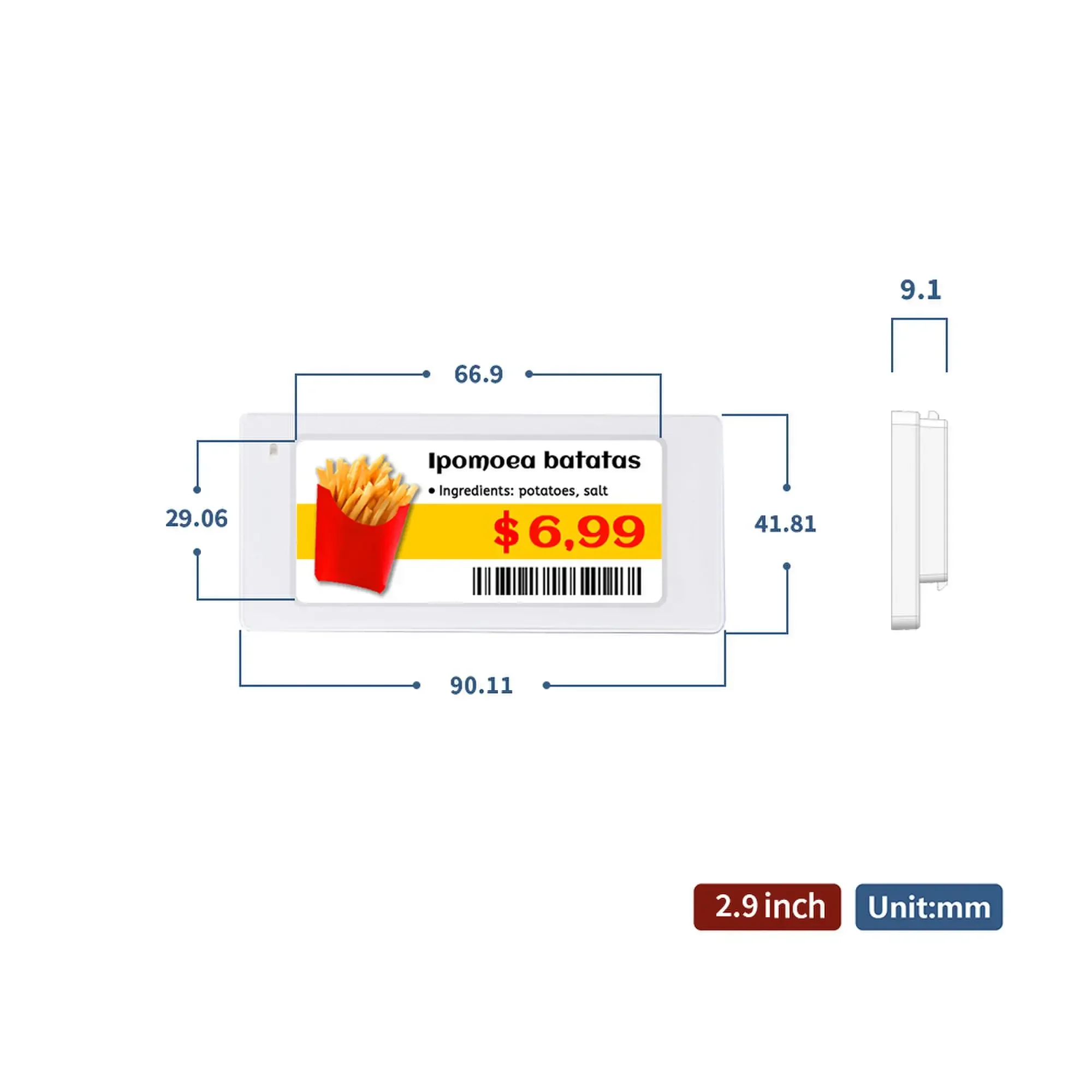 Étiquette de prix numérique ES - Display Epaper 2.9 avis et prix