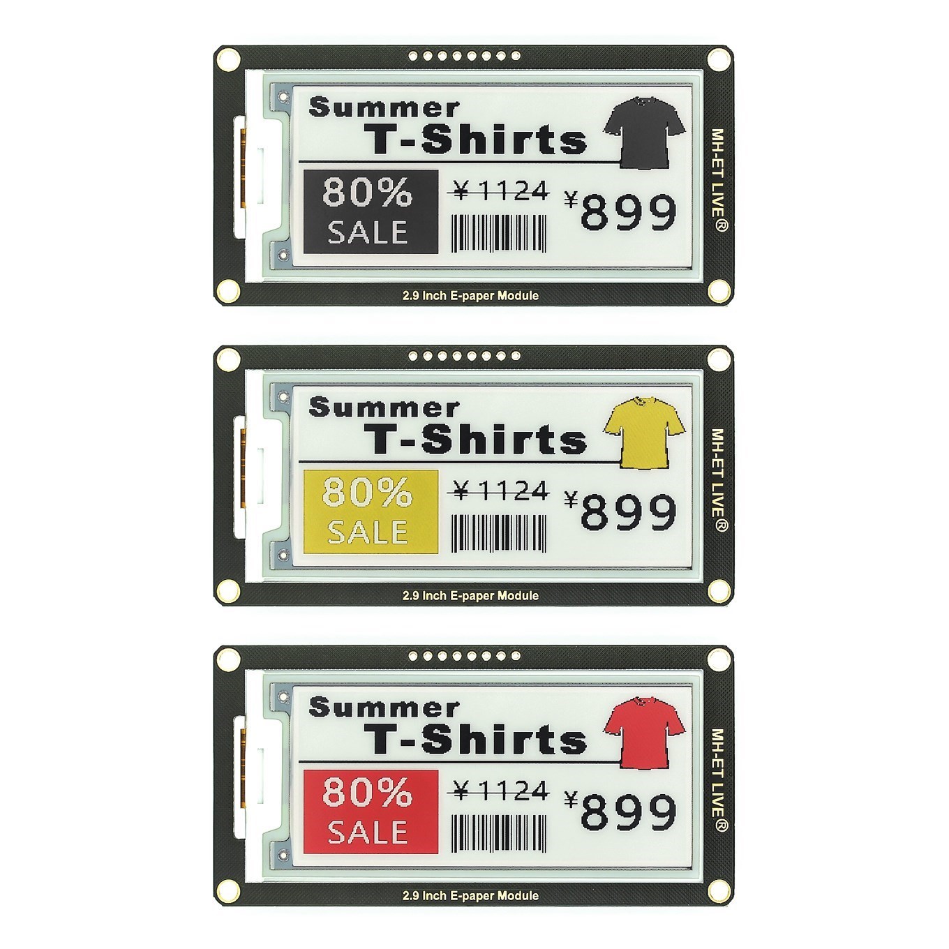 Écran d'affichage Epaper Tech  - Display Epaper 2.9 avis et prix